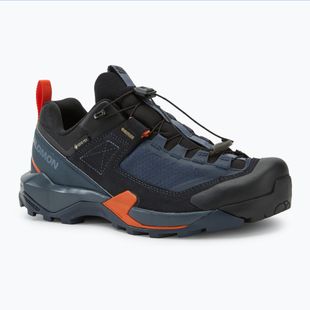 Men's trekking boots Salomon X Ultra Alpine GTX blue nights/black/red orange