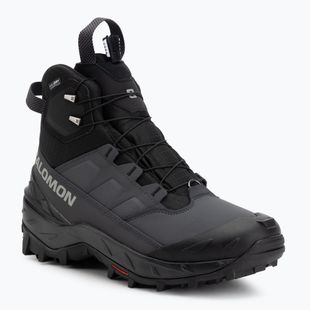 Men's trekking boots Salomon Crosstrak Powder WP asphalt/black/sharkskin