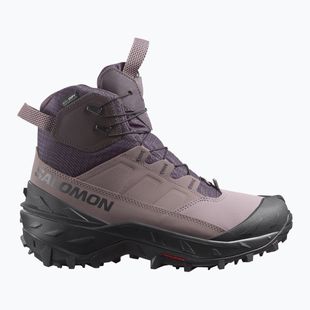 Women's trekking boots Salomon Crosstrak Powder WP nine iron/shark