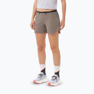 Women's Salomon Sense Aero 5" iron/neon flame running shorts