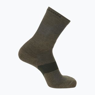 Salomon X Ultra Crew socks martini olive/stone grey