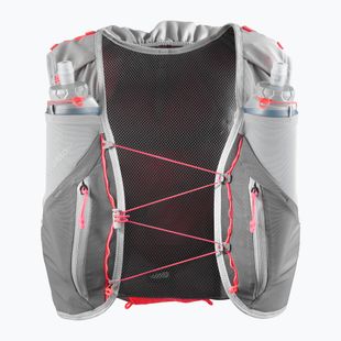Running vest Salomon Advance Skin 12 castelrock/alloy/neon flame