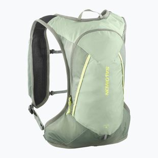 Running backpack Salomon Cross 8 green milieu/agave green