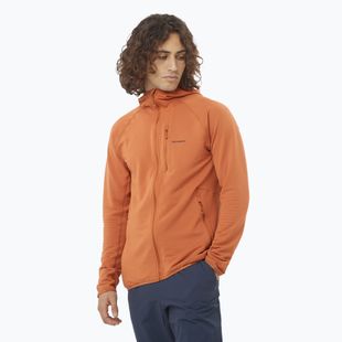 Men's Salomon Sntial Lightwarm Hybrid sierra trekking sweatshirt