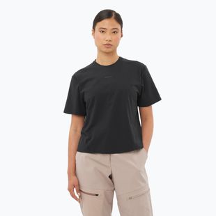 Women's Salomon Trackline Tee SS deep black
