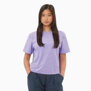 Women's Salomon Trackline T-shirt SS violet tulip