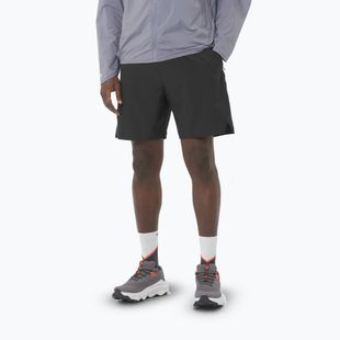 Men's Salomon Shakeout Core 2IN1 7" deep black running shorts