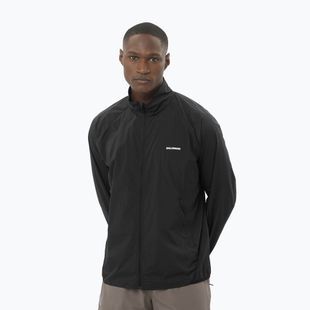Men's running jacket Salomon Shakeout Fly deep black