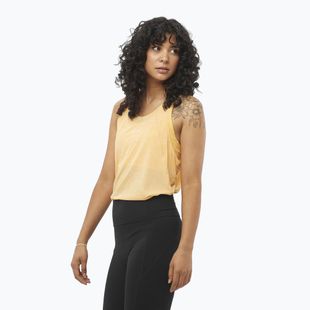 Women's running tank top Salomon SHAKEout Air Tank warm apricot