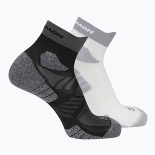 Salomon Aero Ankle socks 2 pairs white/black