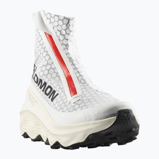 Men's running shoes Salomon S/Lab Ultra Dust white/fiery red/vanilla ice