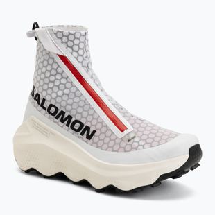 Men's running shoes Salomon S/Lab Ultra Dust white/fiery red/vanilla ice
