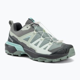 Women's trekking boots Salomon X Ultra 360 green milieu/uban chic/clearly aqua