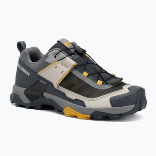 Men's trekking shoes Salomon X Ultra 5 monument / turbul / spicy mustard