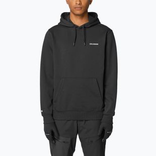 Men's sweatshirt Salomon Chest Logo Hoodie deep black