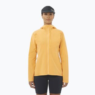 Women's running jacket Salomon Bonatti Trail warm apricot