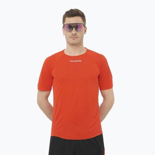 Men's running T-shirt Salomon S/Lab Speed Tee flery red
