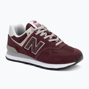 New Balance Classic 574's V3 Wide maroon men's shoes