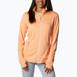 Columbia women's trekking sweatshirt Park View Grid Fleece orange 1959713