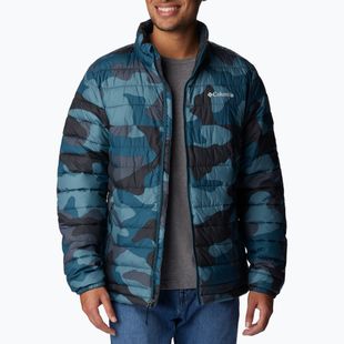 Columbia Powder Lite metal mod camo print men's down jacket