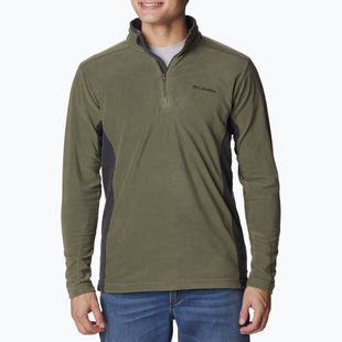 Columbia Klamath Range II HZ stone green/shark men's trekking sweatshirt