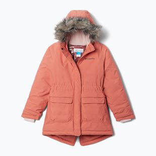 Columbia Nordic Strider children's down jacket faded peach heather