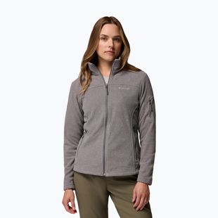 Women's fleece sweatshirt Columbia Fast Trek II city grey heather/city grey