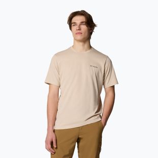 Men's Columbia Rockaway River Graphic dark stone/winding wonder trekking shirt