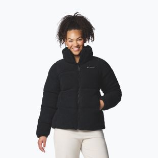 Women's insulated jacket Columbia Puffect Sherpa black
