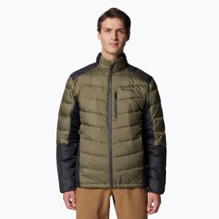 Columbia Labyrinth Loop II stone green/ shark men's down jacket