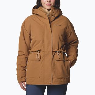 Women's 3in1 jacket Columbia Drop Ridge II Interchange camel brown