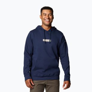 Men's trekking sweatshirt Columbia Trek Hoodie coll navy/puff box gem
