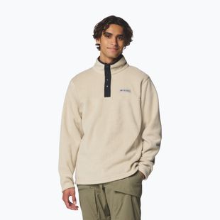 Men's sweatshirt Columbia Steens Mountain Half Snap II ancient fossil/black