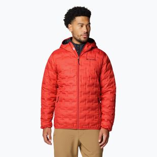 Men's Columbia Delta Ridge II Down Hooded jacket sail red