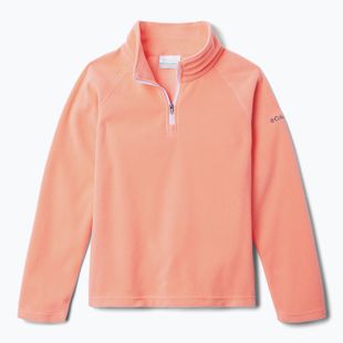 Children's fleece sweatshirt Columbia Glacial Fleece hot coral