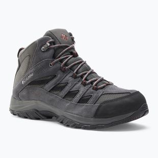 Columbia Crestwood Mid Wp V2 dark grey/ deep rust men's trekking boots