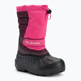 Columbia Youth Powderbug Snowlite pink ice/ moonvista children's snow boots