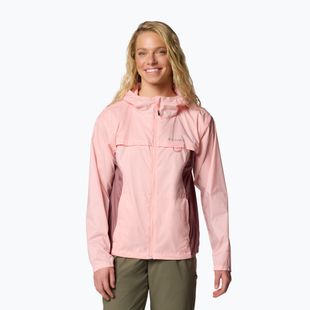 Women's wind jacket Columbia Crested Canyon Windbreaker pink sand/fig