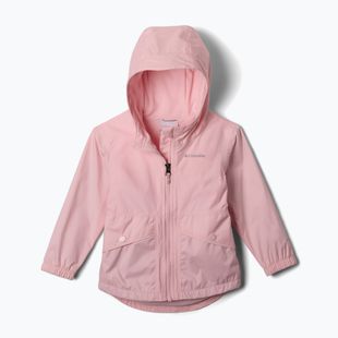 Children's rain jacket Columbia Rainy Trails II Fleece satin pink