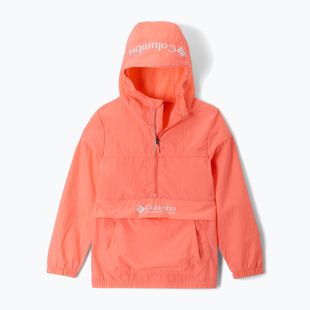 Children's wind jacket Columbia Challenger II Windbreaker hot coral