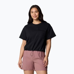 Women's T-shirt Columbia Granite Point Knit black