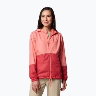 Women's wind jacket Columbia Flash Forward II Windbreaker alpenglow/daredevil