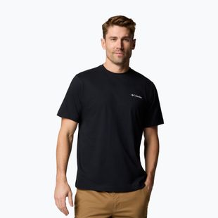 Columbia Kettle River Back Graphic Tee black/trailgui men's T-shirt