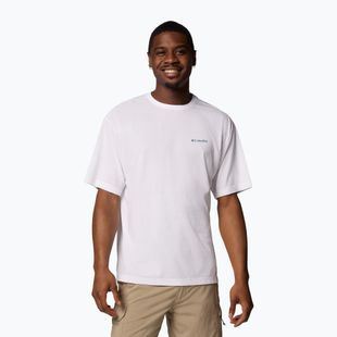 Columbia Cedar Trail Back Graphic Tee white/trailguide icons men's T-shirt