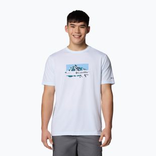 Columbia Ice Lake II SS Tee white/peak direction men's T-shirt