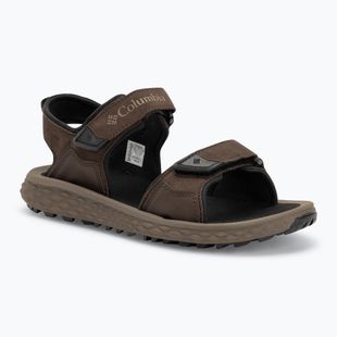 Men's sandals Columbia Konos Hiker 2-Strap cordovan/black