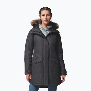 Women's insulated coat Columbia Suttle Mountain Long Insulated black
