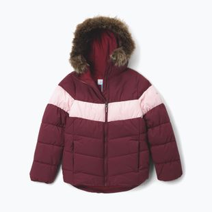 Children's ski jacket Columbia Arctic Blast III rich wine/satin pink