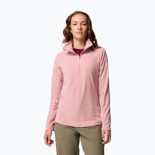 Women's fleece sweatshirt Columbia Glacial IV 1/2 Zip eraser pink