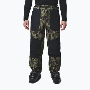 Men's snowboard trousers Columbia Coreshot Printed greenscape treebark print/black